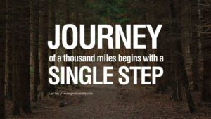 Journey of a thousand miles quote