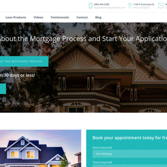 HomeQuest Loan Website